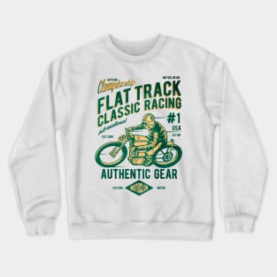 Flat Track Classic Racing authentic Crewneck Sweatshirt